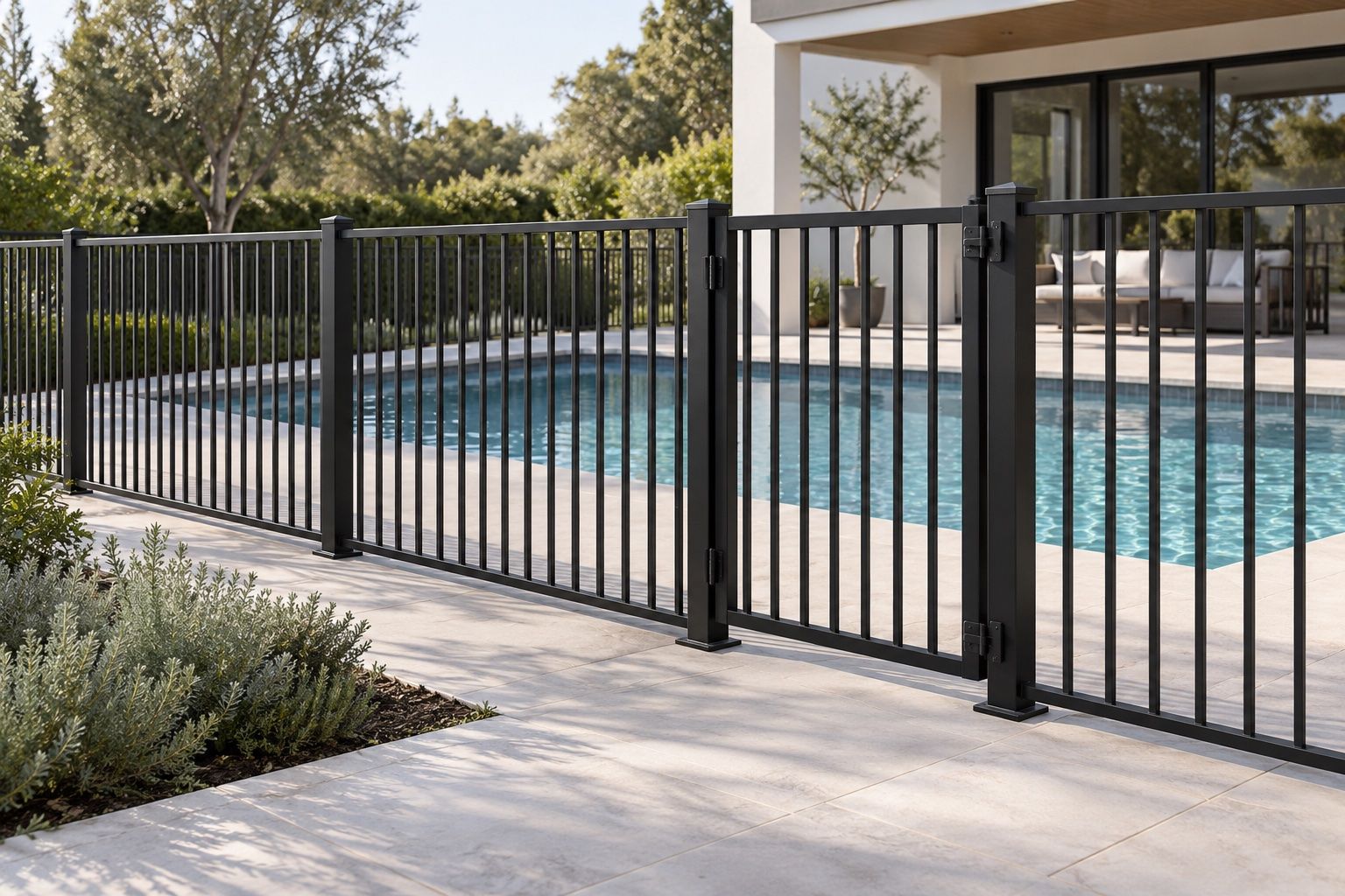 Porfence aluminum fence