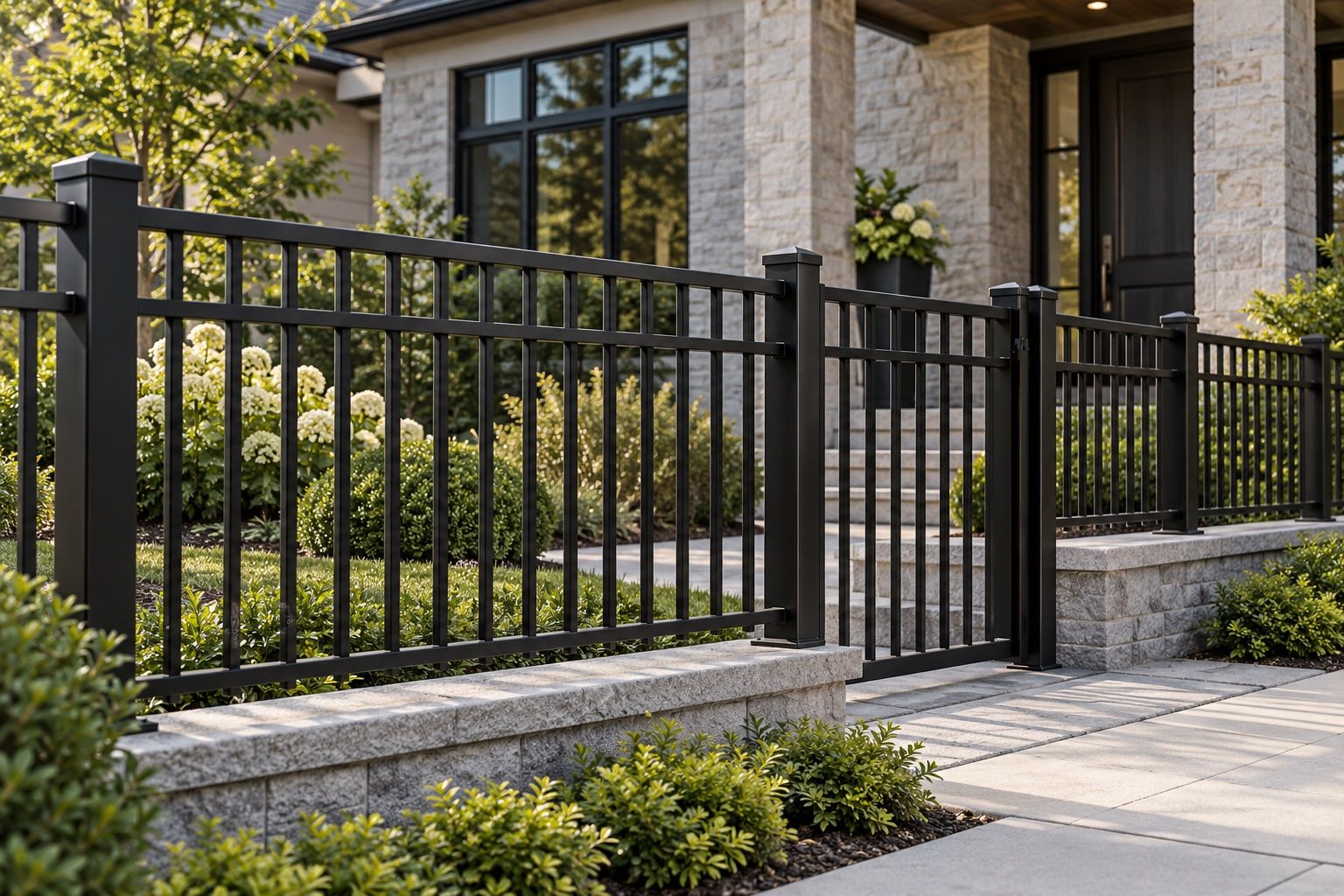 Residential Steel Fence