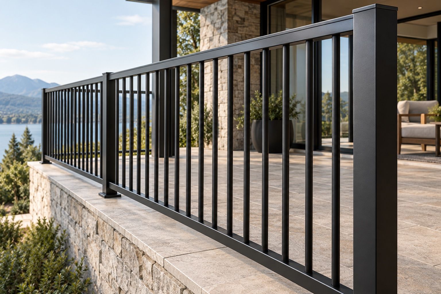 Round Aluminum Balusters